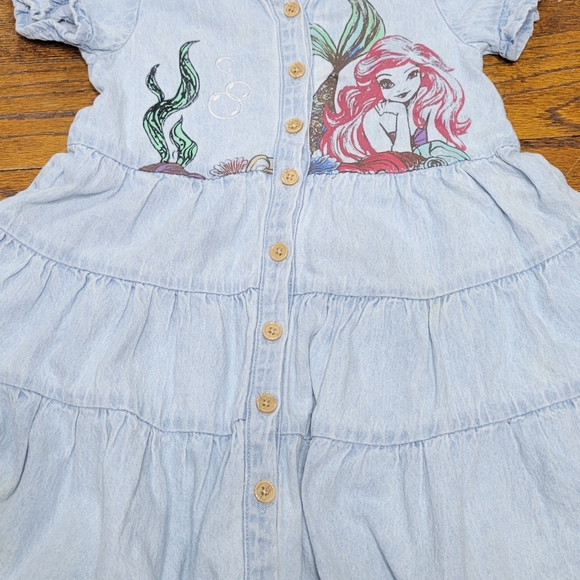 Disney Light Blue Ariel Dress with Ruffles - Picture 5 of 16